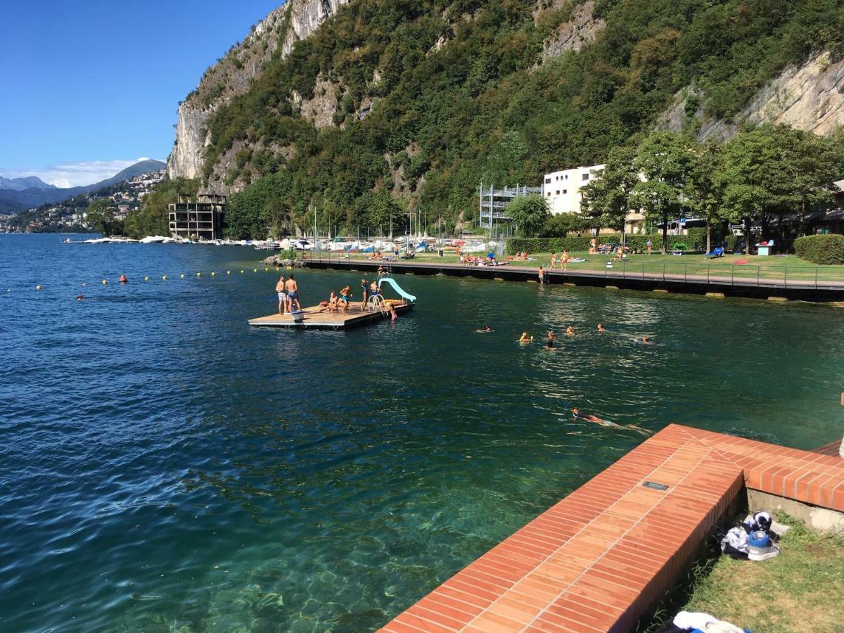 Apartamento Casa Abel Campione dʼItalia Exterior foto